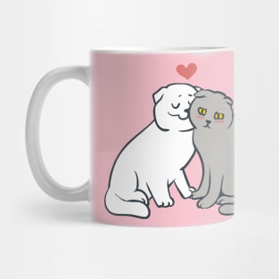 Scottish Fold Kisses Mug